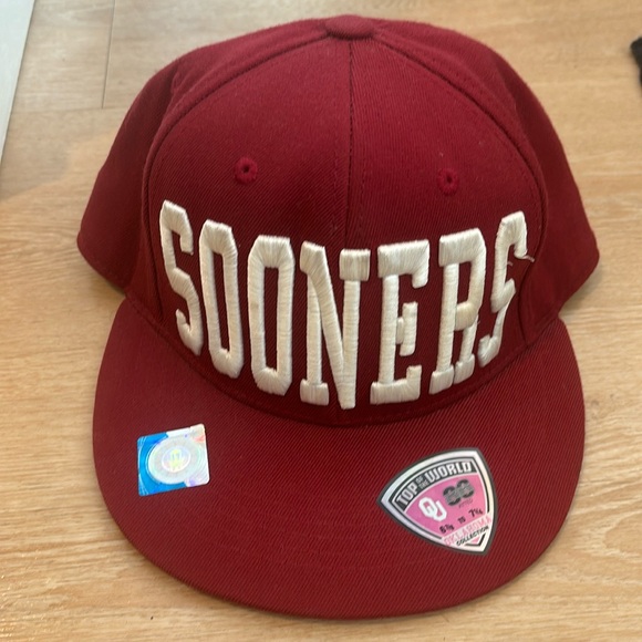 Oklahoma Sooners Flat Bill Hat - Picture 1 of 3